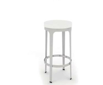 Reines Weiß Stuhl 3D-Modell