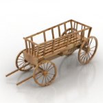 Servierwagen aus Holz
