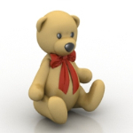 Teddybär 3 d-Modell