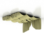 3D-Modell Baldachin