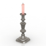 Europäische Candlestick 3D-Modell