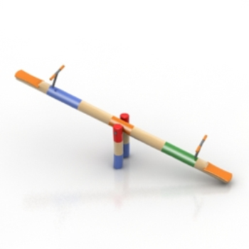 3D-Modell Wippe