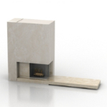 Europäische Kamin 3D-Modelle