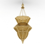 Bamboo förmigen Kronleuchter Modell
