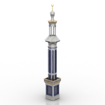 Anbetung der Minarett-Modell
