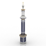 Anbetung der Minarett-Modell