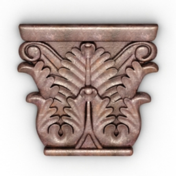 Totem geschnitzt Modell