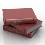 roten Hardcover-Buch-Modell