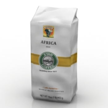 Taschen Kaffee 3D-Modell