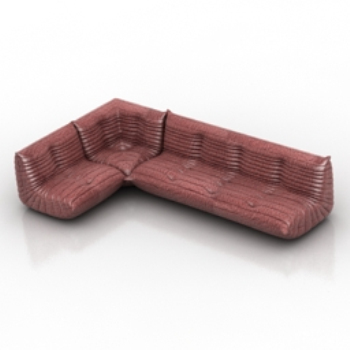 roten Plschsofa-Modelle