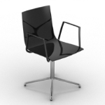 Exquisite schlanken Drehstuhl 3D-Modell