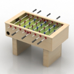3D-Modell eines Desktop-Fußball