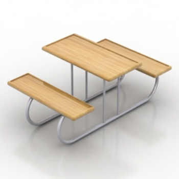3d Esstisch Modell