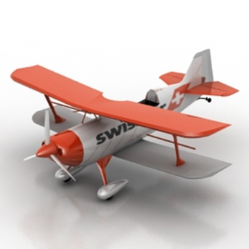 3D kleine Flugzeugmodelle