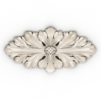 Metall-Schmuck-Glyph-Modell