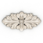 Metall-Schmuck-Glyph-Modell