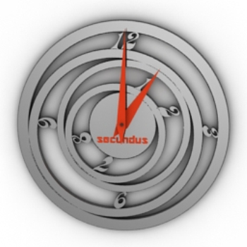 Rund um die Uhr Modell kreativen Hintergrund Wunde