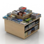 laden Schreibtisch Buch Modell