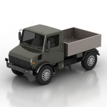 3D-Modell des Militär-Lkw