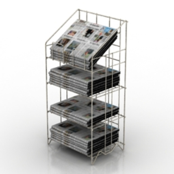 Zeitungsleserahmen, 3D-Modelle zu nehmen