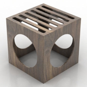 Holz Stil kreative Stuhlmodell