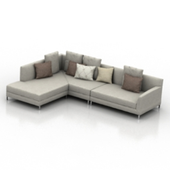 Luxus-Wohnzimmer-Sofa-Modell