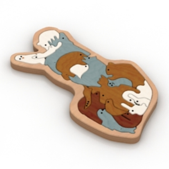 Eisbär Puzzles