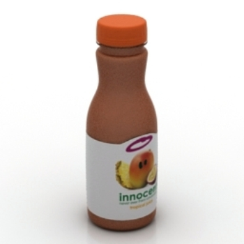 Apfelessig Flasche Modell