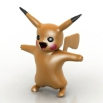 wtend Pikachu Modell