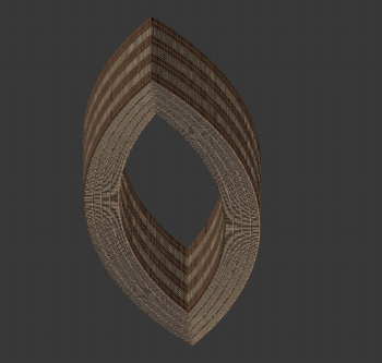 Wunderschöne Mode großen Kristall-Kronleuchter 3D-Modell