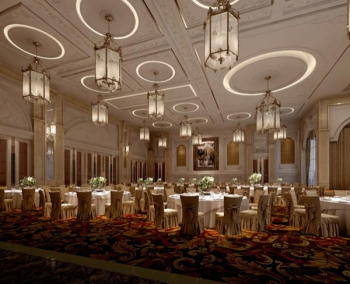 Continental Hotel Bankettsaal 3D-Modelle