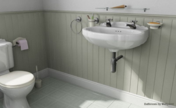 Minimalistischen Badezimmer 3D-Modell