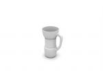 White cup 3D-Modell