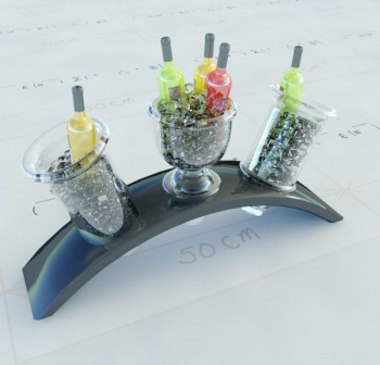 Champagne farbigen Rahmen 3D-Modell