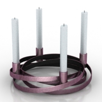 Romantische lila Lichter Modell