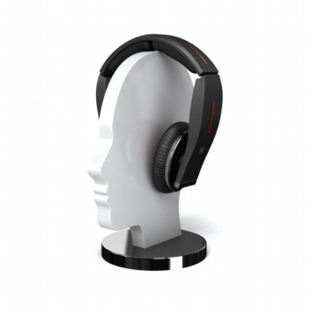 Schwarz Kopfhörer 3D-Modell