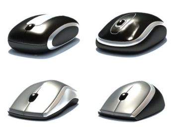 Wireless Mouse 3D-Modell