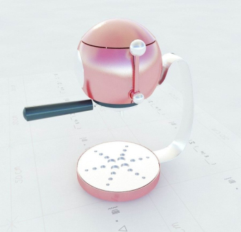 Rosa Kettle 3D-Modell
