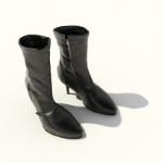 Stiefel mit hohen Absätzen in 3D