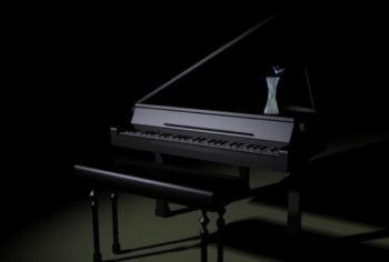 Klavier 3D-Modell
