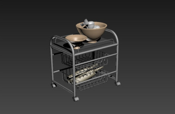 Einfache 3D-Modell-LKW