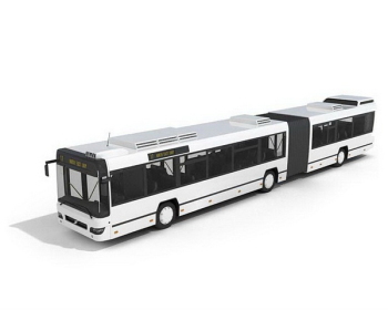 Lange Bus 3D-Modell