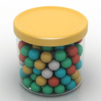 Skittles-Box-Modell