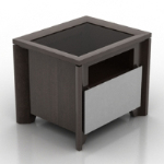 schwarzen Holzschrank Modell