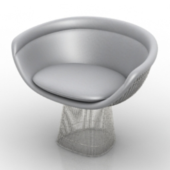 Silber Sessel Modell