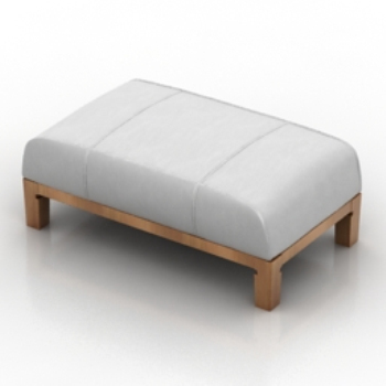 Weiße Sitzmodell