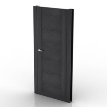 schwarze Tr 3D Max-Modell