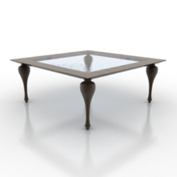 Transparente Schachtisch Modell