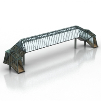 3D-Modell des Eisenträgerbrcke