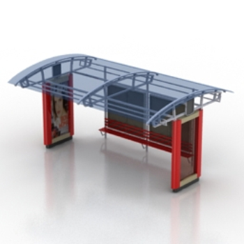 Öffentliche Pavillon Designmodell